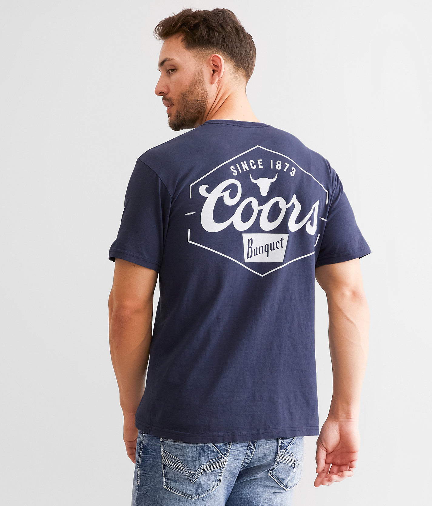 Changes Coors® Rodeo Hex Lock T-Shirt - Men's T-Shirts in Navy