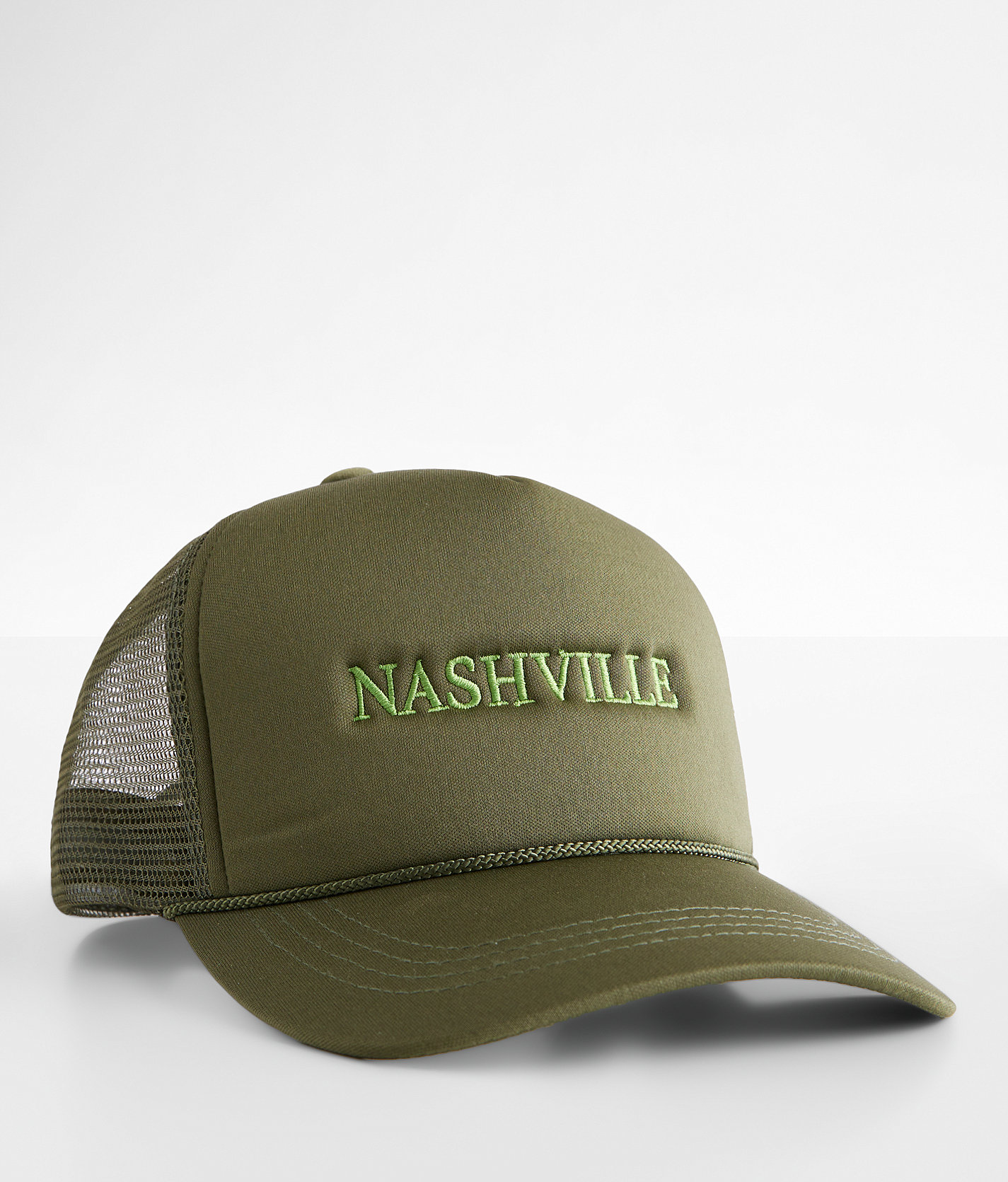 David & Young Nashville Trucker Hat - Women's Hats in Olive
