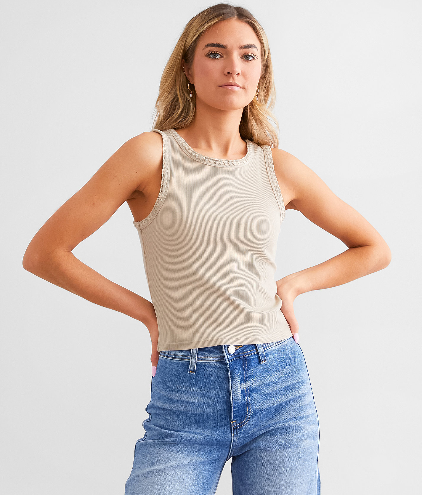 Z Supply Avril Tank Top - Women's Tank Tops in Putty