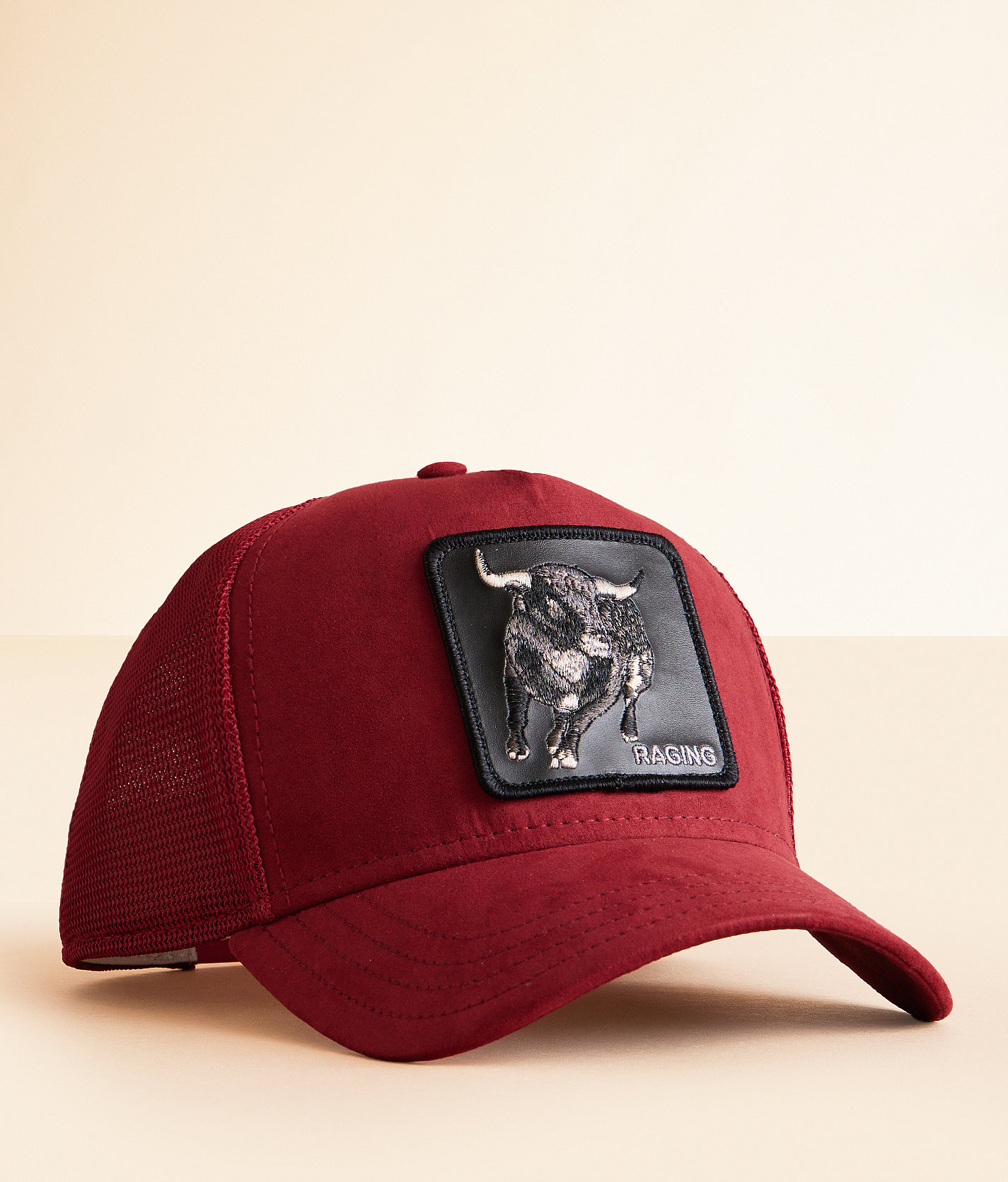 Goorin Bros. The Faux Suede Ranger Trucker Hat - Men's Hats in Burgundy