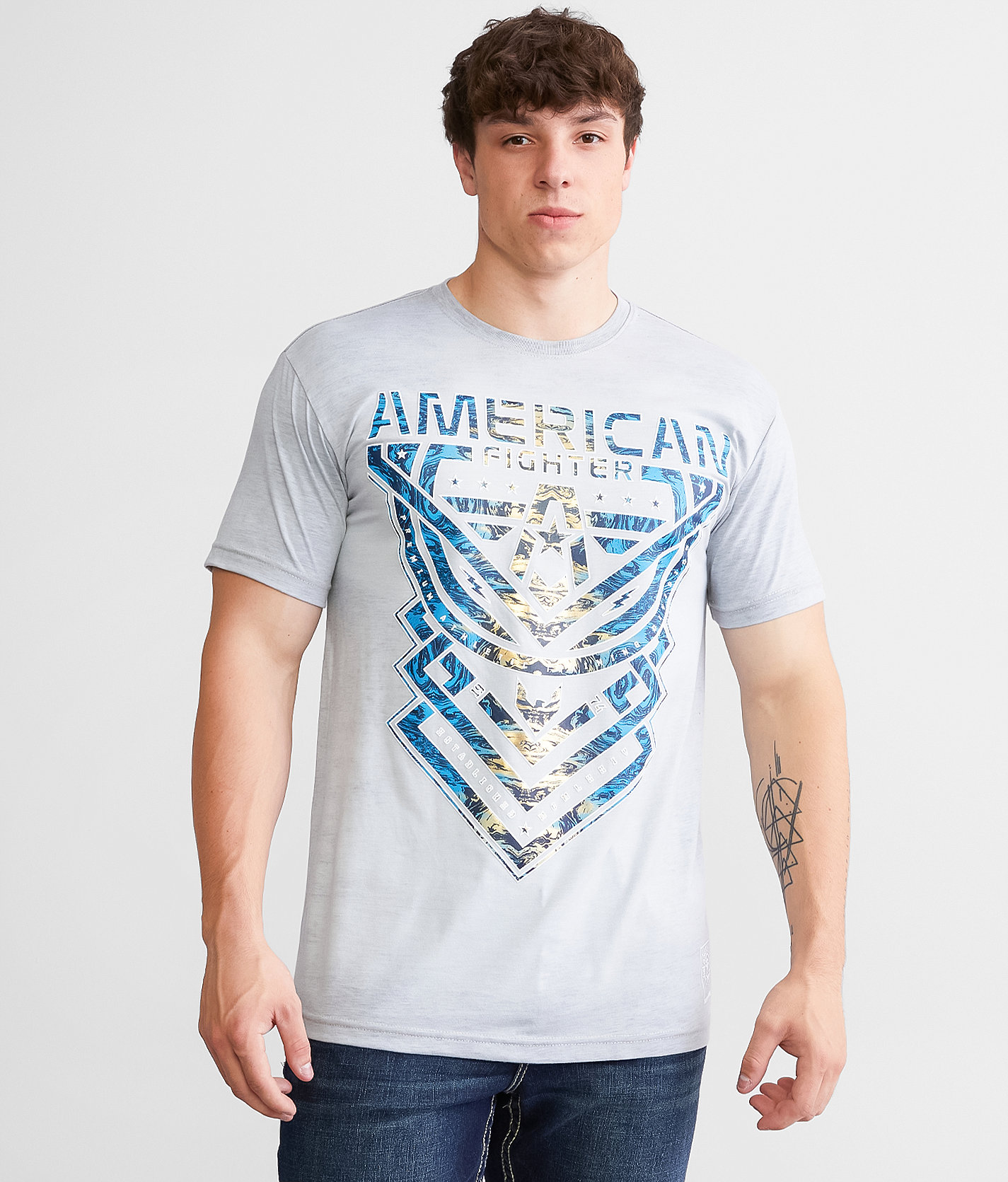 American Fighter Bay View T-Shirt - Men's T-Shirts in Pale Sage