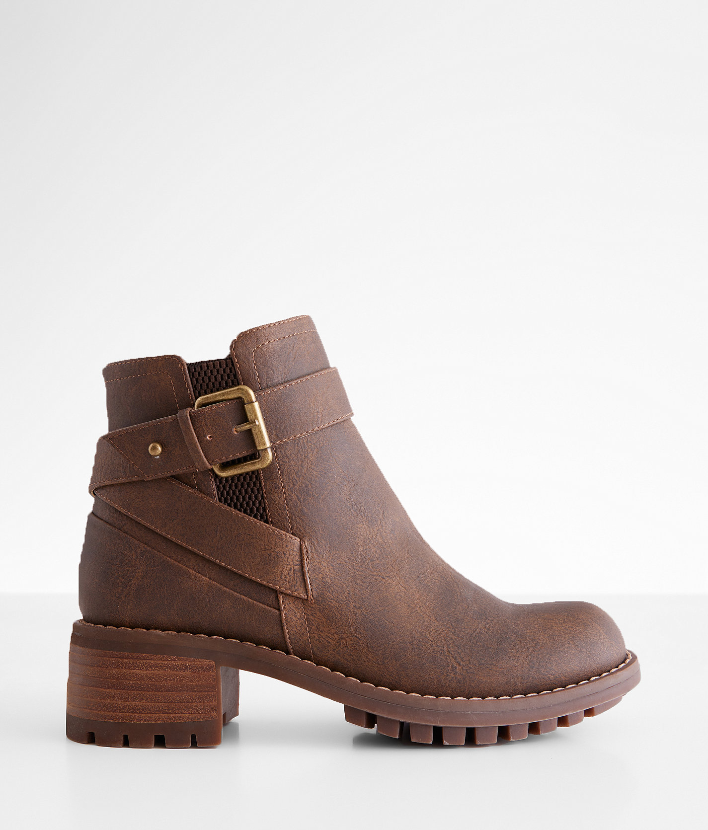 Bullboxer B-52 Strappy Ankle Boot - Women's Shoes in Dark Brown