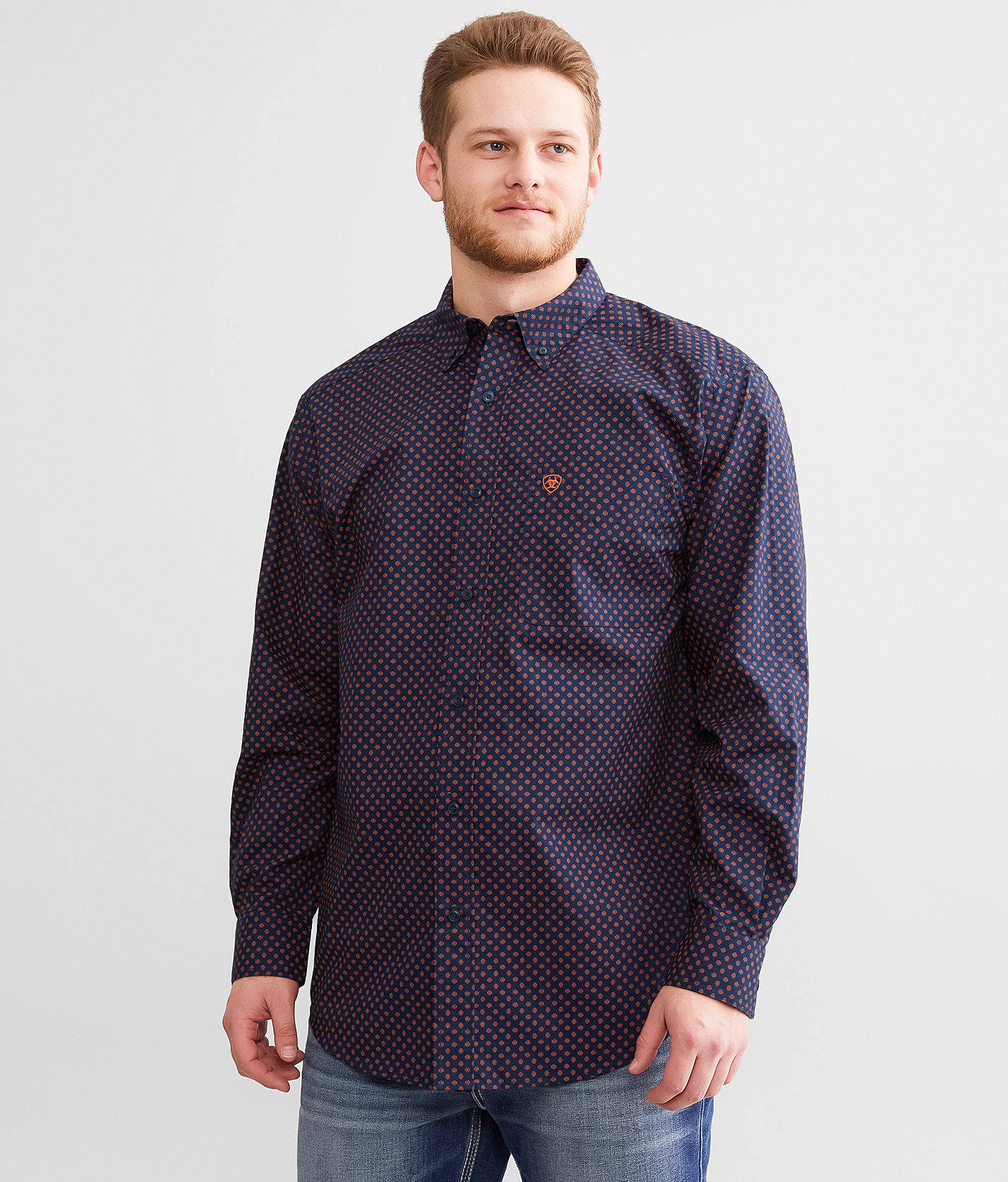 Ariat Palmer Classic Shirt - Men's Shirts in Dress Blue
