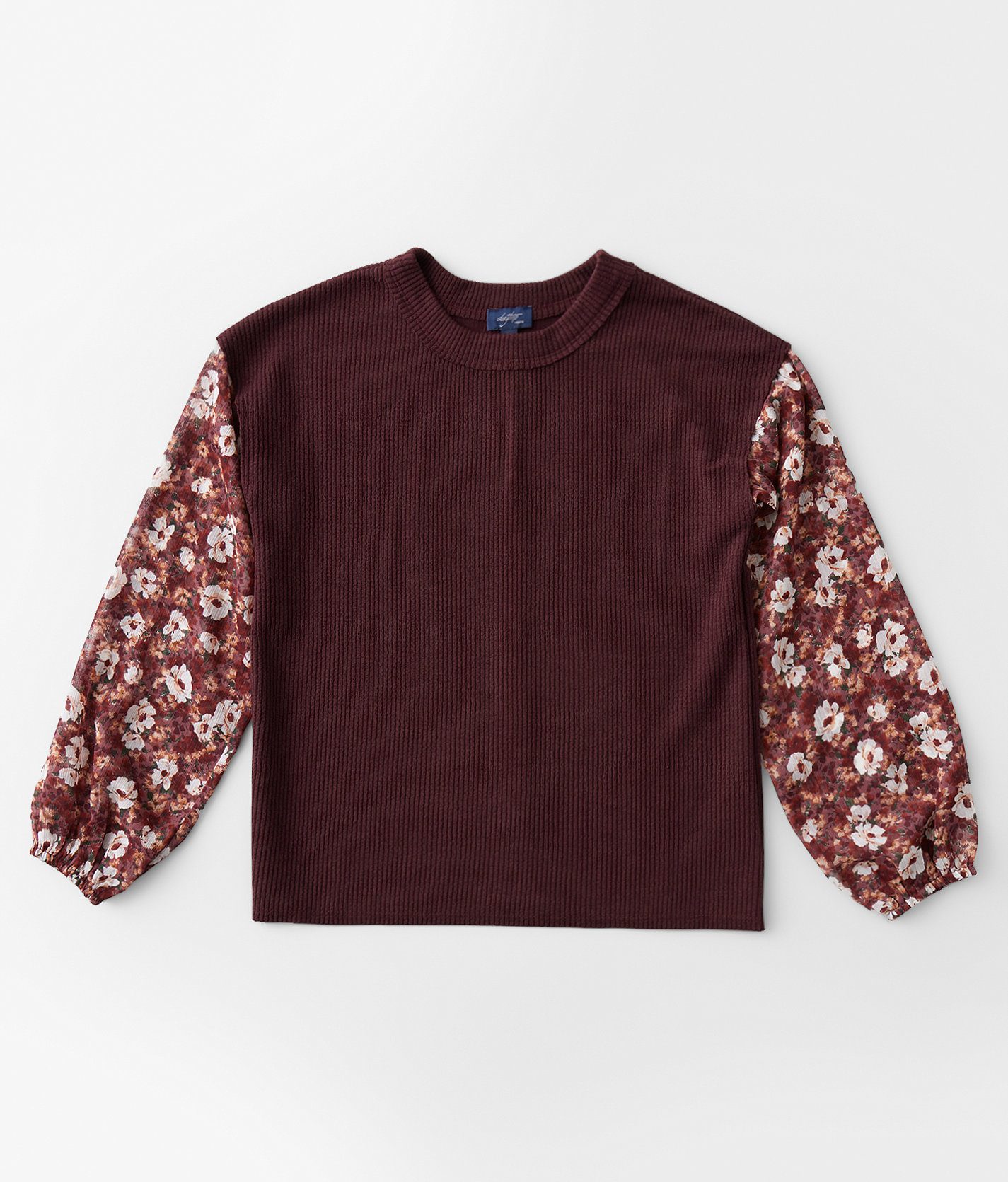 Girls - Daytrip Ribbed Top - Girl's Shirts & Blouses in Wine