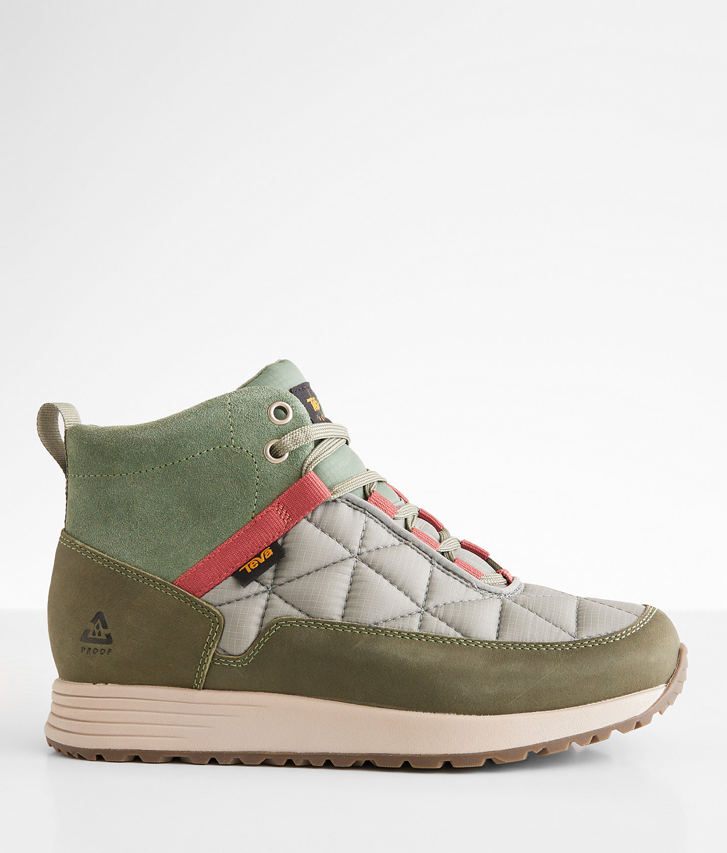 Teva Re-Ember Commute Leather Ankle Boot - Women's Shoes in Olivine Moon Mist