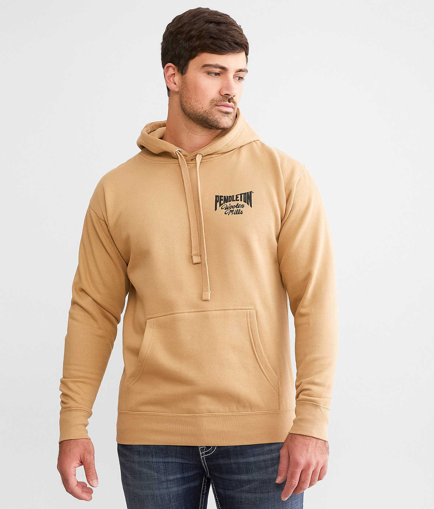 Pendleton Rodeo Rider Hooded Sweatshirt - Men's Sweatshirts in Khaki