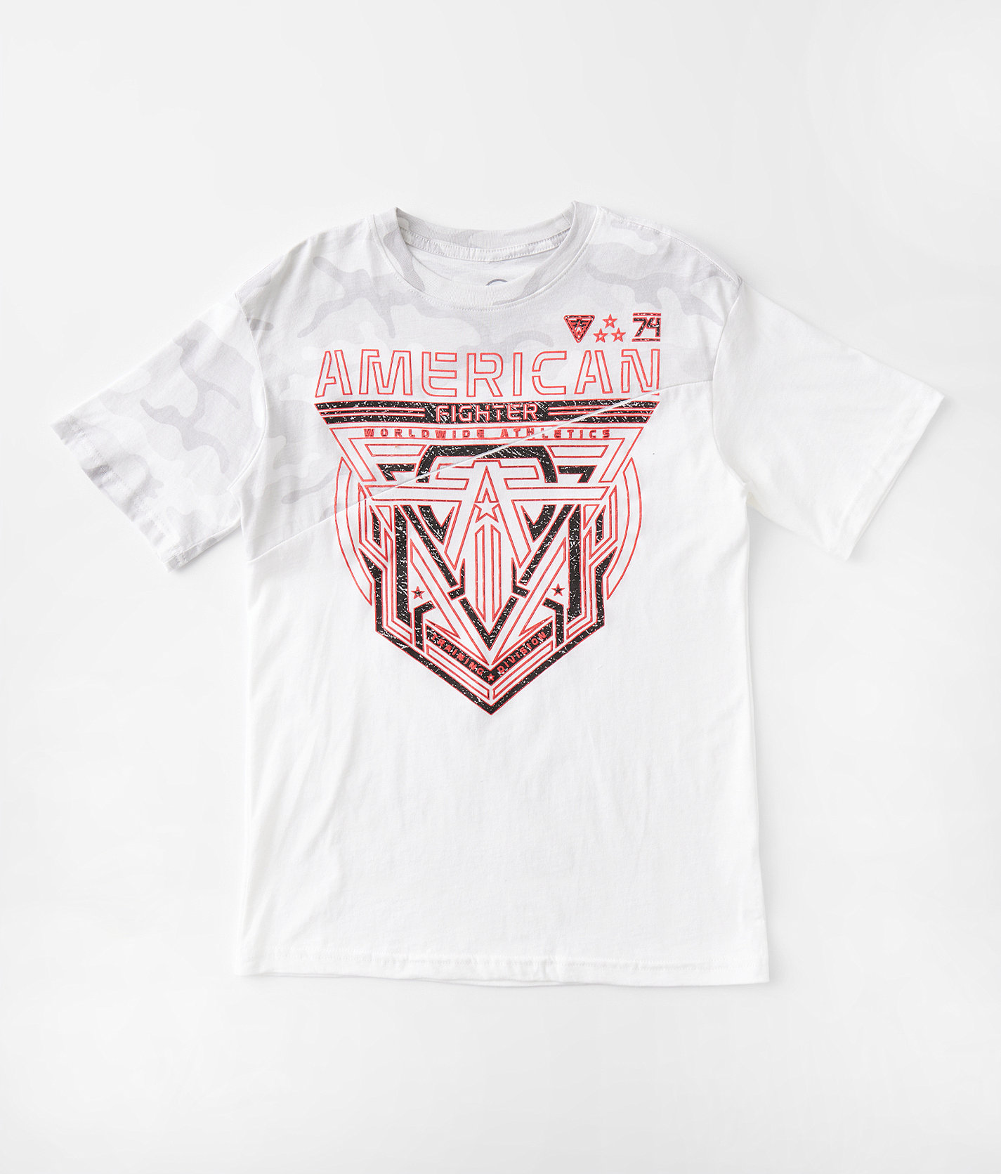 Boys - American Fighter Robertson T-Shirt - Boy's T-Shirts in White White Camo