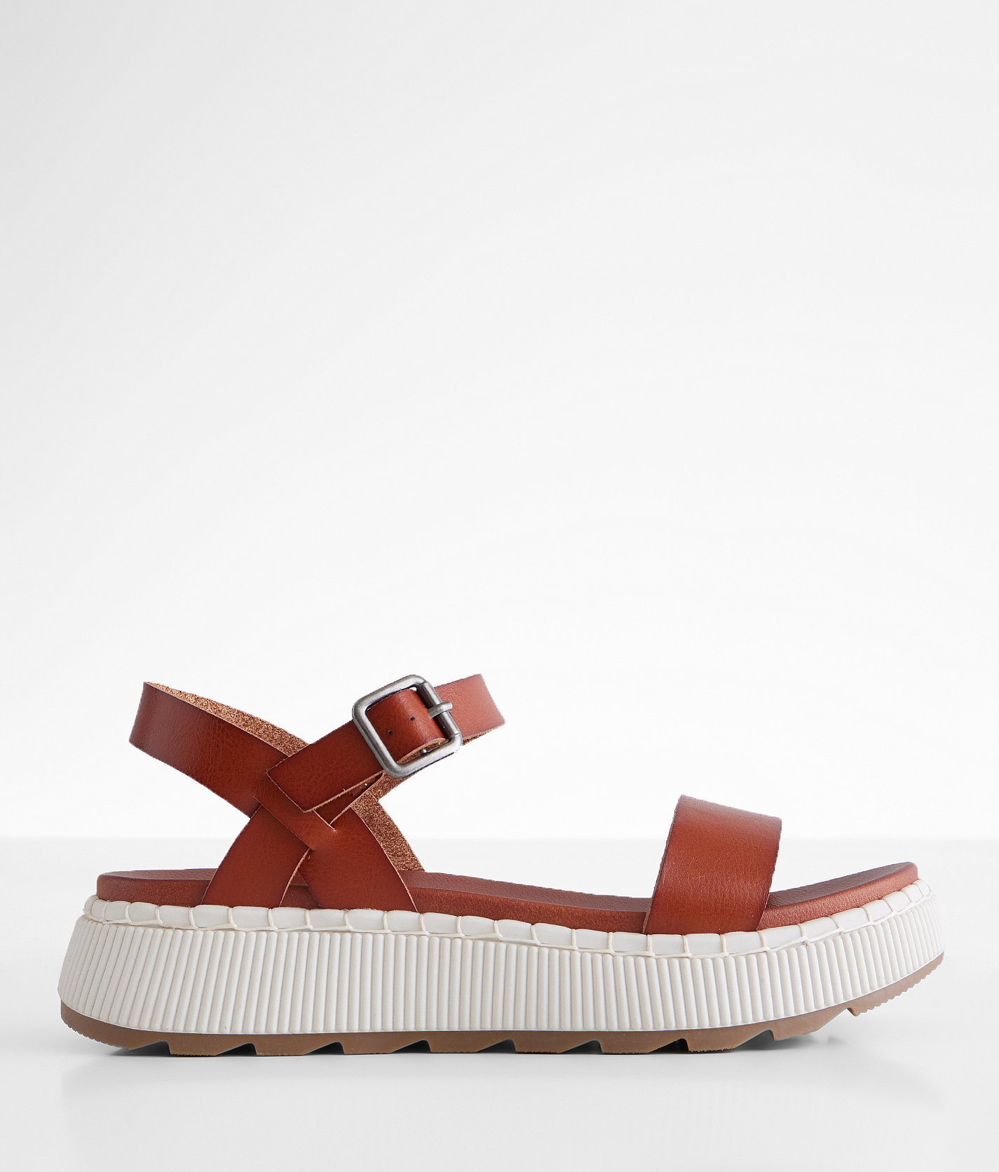 Mia Hayley Flatform Sandal - Women's Shoes in Cognac