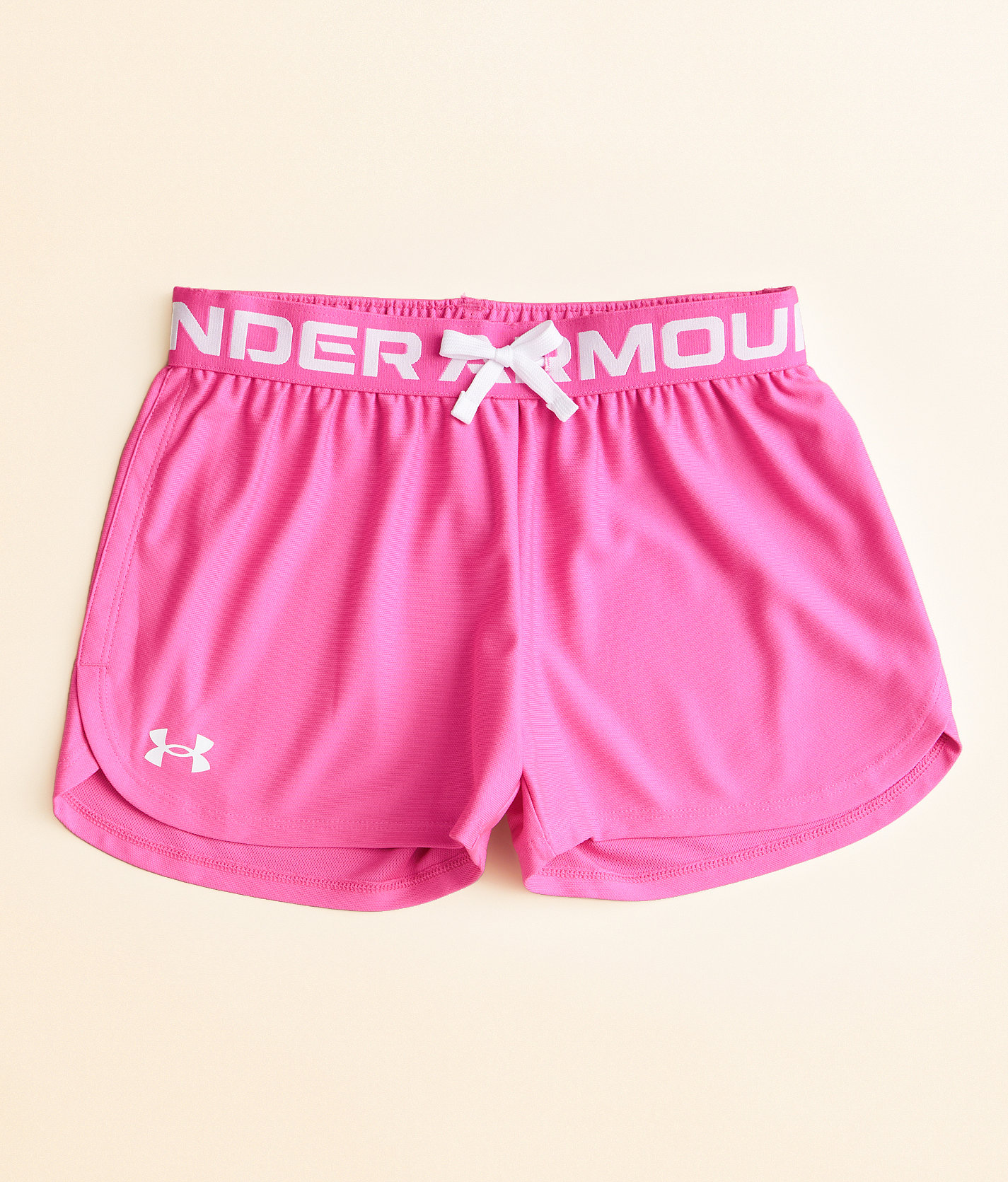 Girls - Under Armour® Play Up Short - Girl's Activewear in Rebel Pink