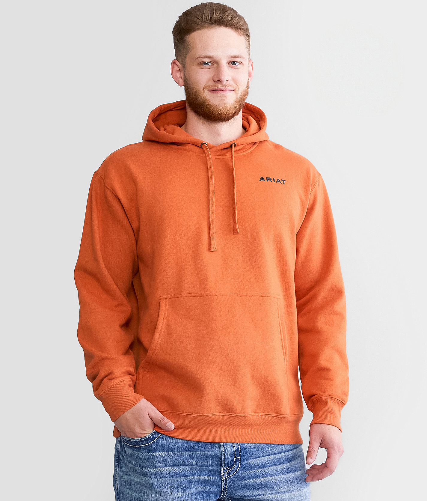 Ariat Country Pride Hooded Sweatshirt - Men's Sweatshirts in Copper Oxide