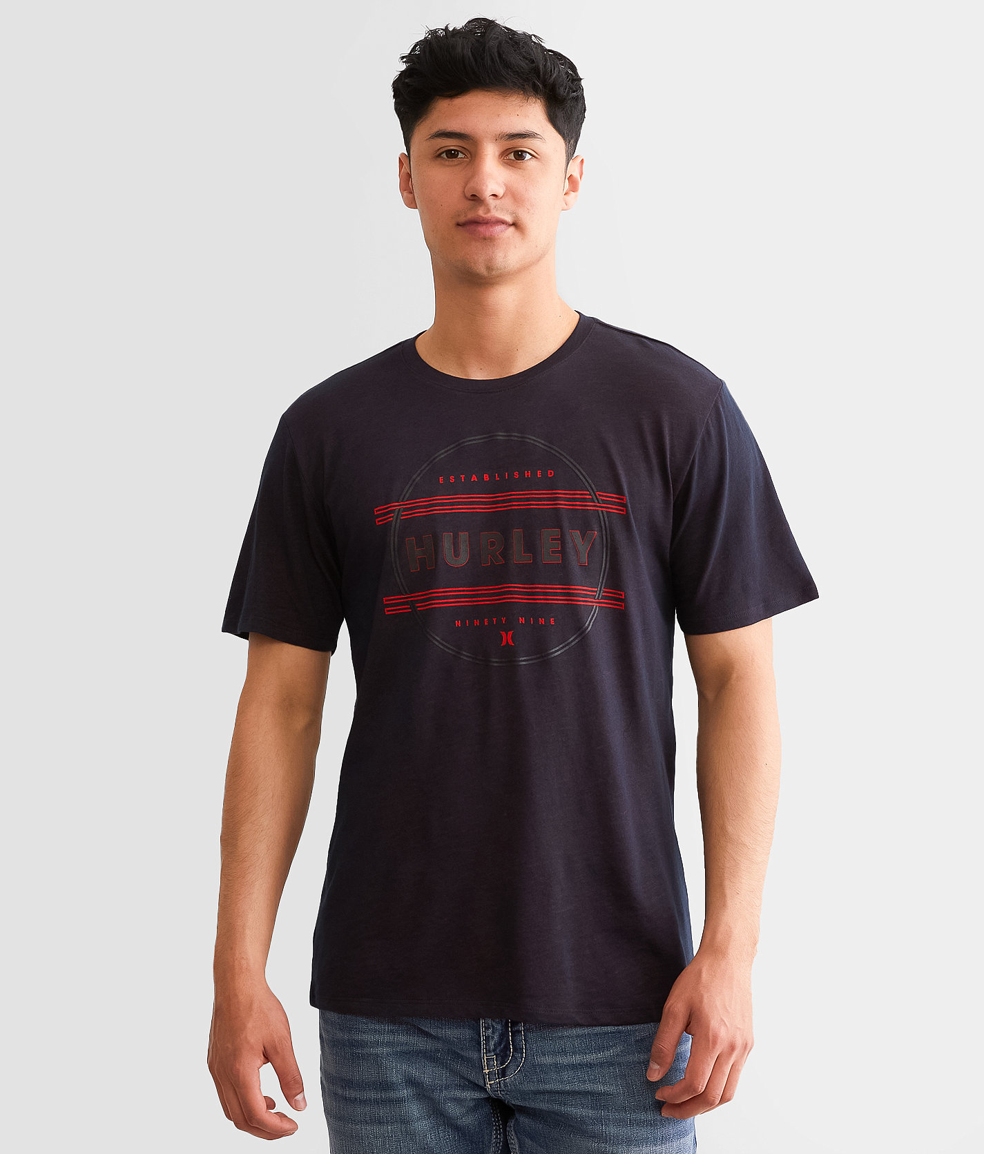 Hurley Tangled Up T-Shirt - Men's T-Shirts in Black Red