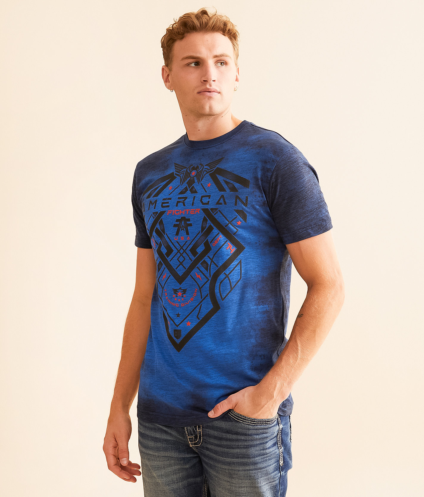 American Fighter Coalwood T-Shirt - Men's T-Shirts in Palace Blue Limoges