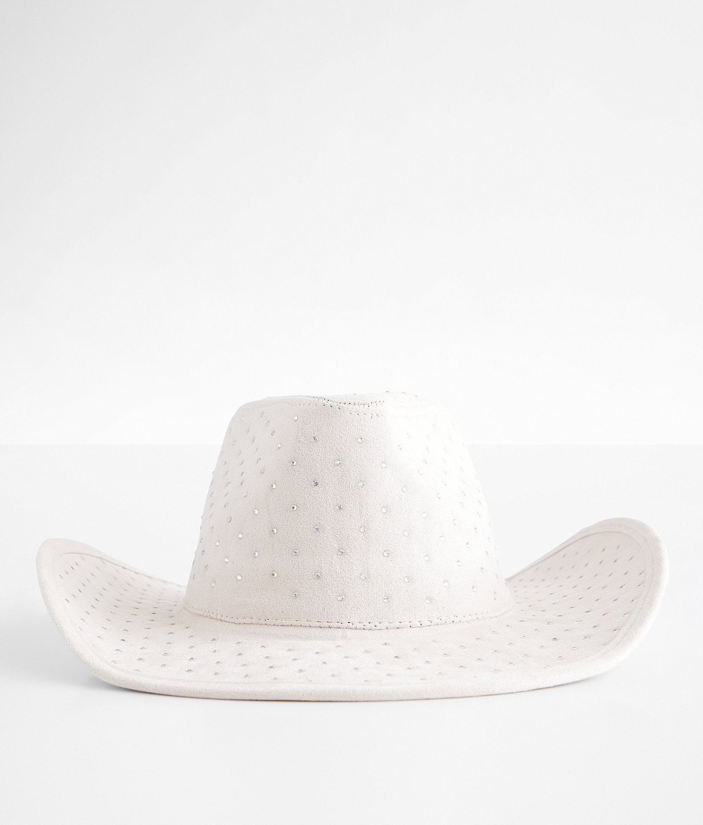 Fame Accessories Glitz Cowboy Hat - Women's Hats in Ivory