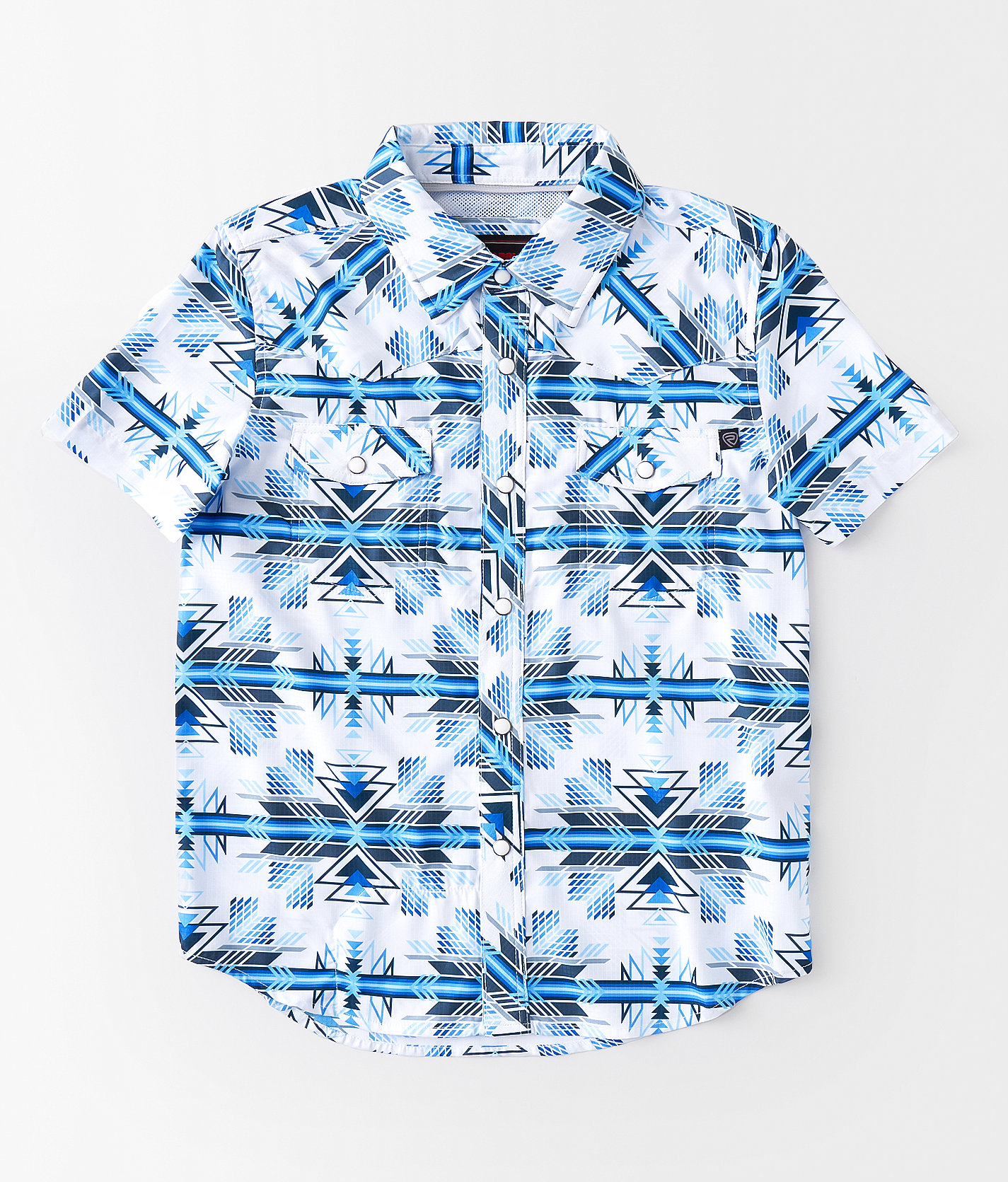 Boys - Rock & Roll Denim Tek Aztec Shirt - Boy's Shirts in Blue