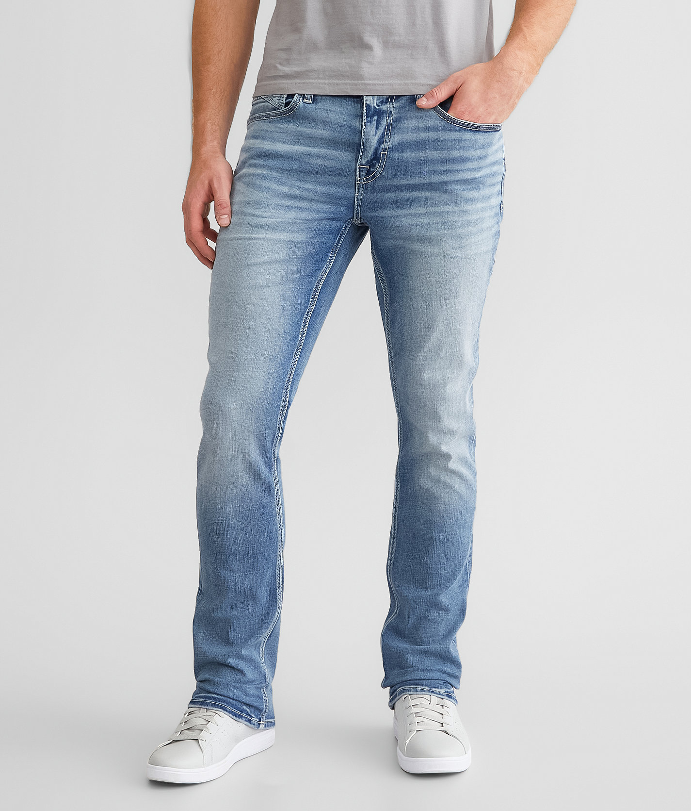 BKE Alec Straight Stretch Jean - Men's Jeans in Sabby