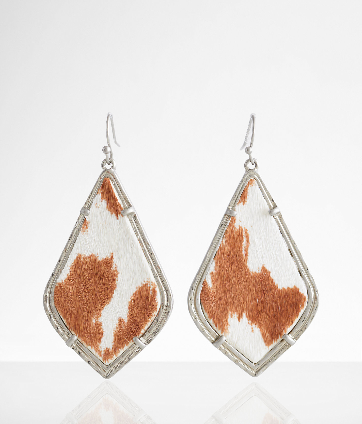 boutique by BKE Cow Hide Teardrop Earring - Women's Jewelry in Cowhide