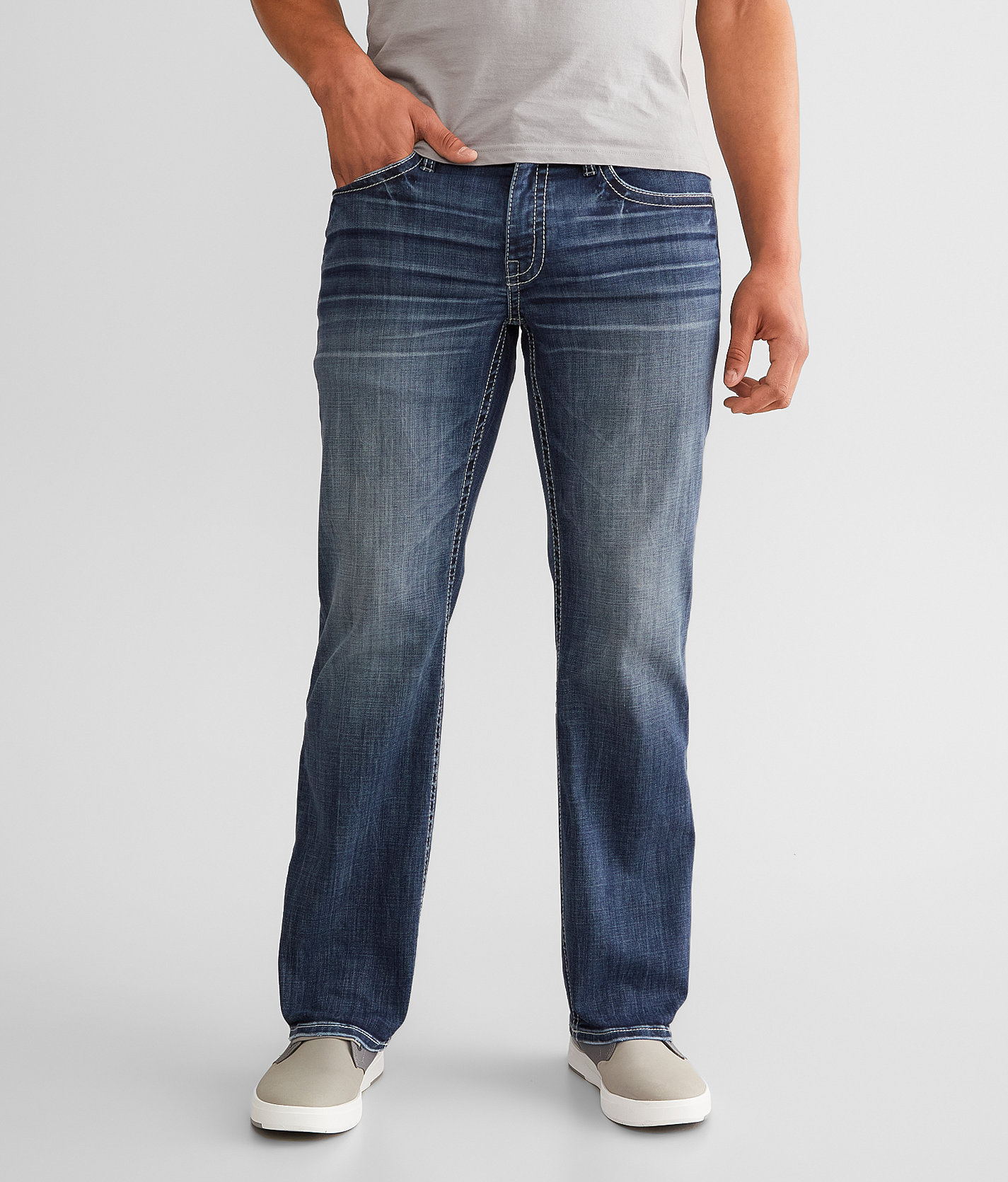 BKE Jake Boot Stretch Jean - Men's Jeans in Johnson