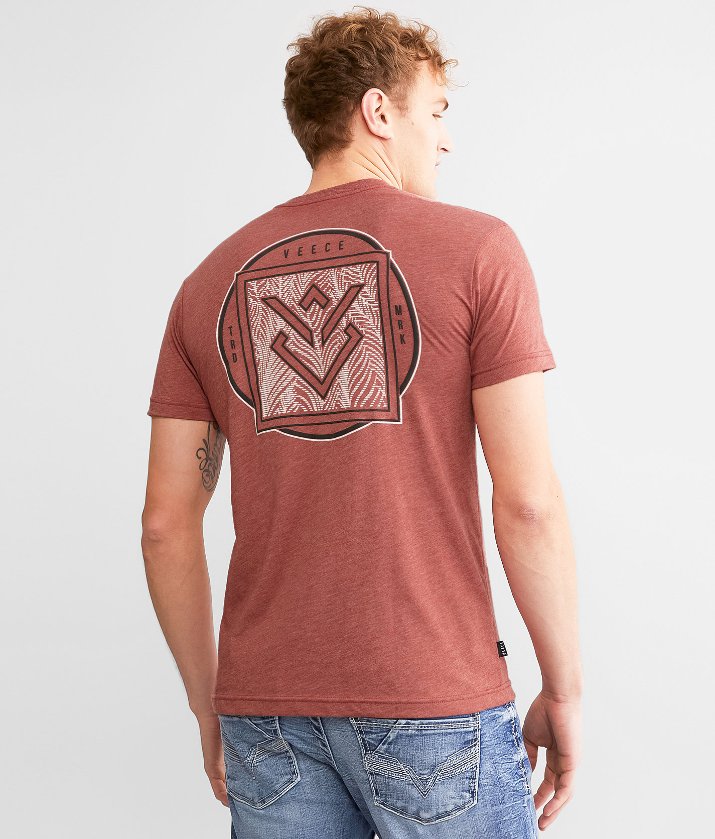 Veece Boardwalker T-Shirt - Men's T-Shirts in Spice Heather