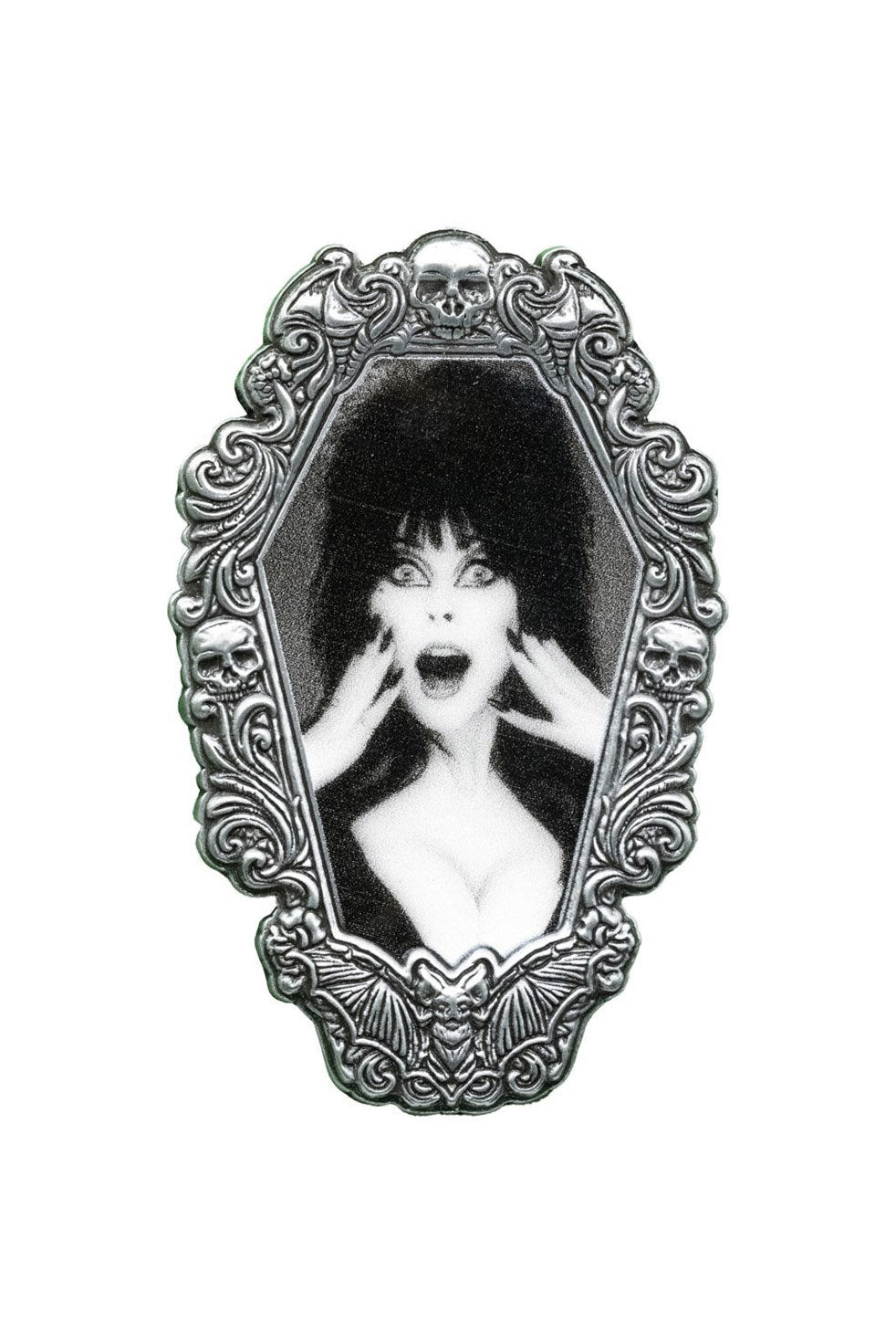 Elvira Hands Gothic Frame Enamel Pin