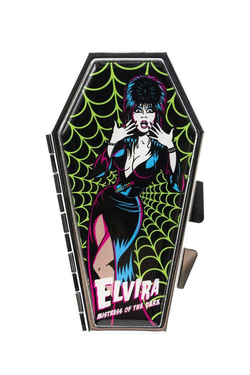 Elvira Neon Web Coffin Compact