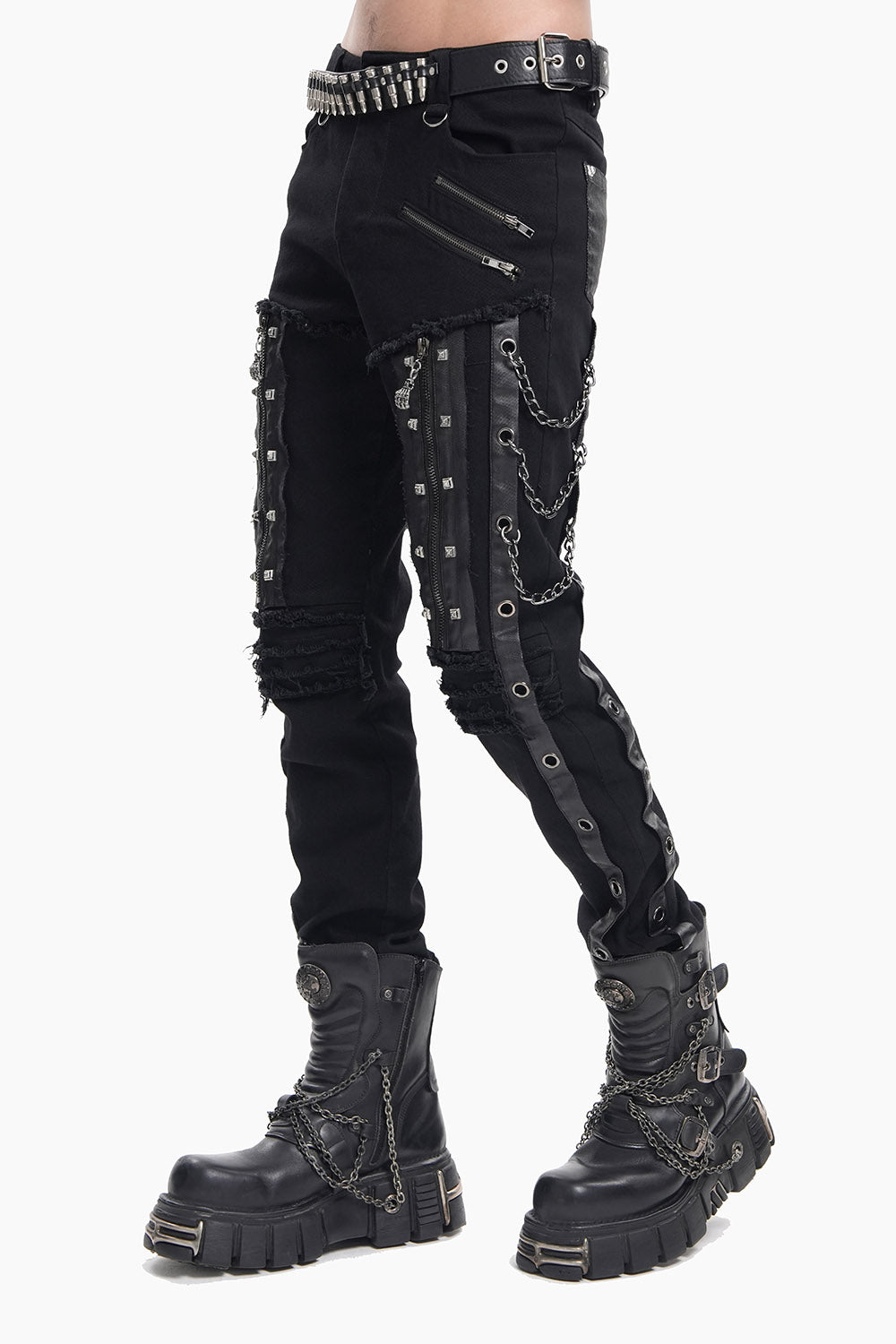 Reaper Chain Studded Pants