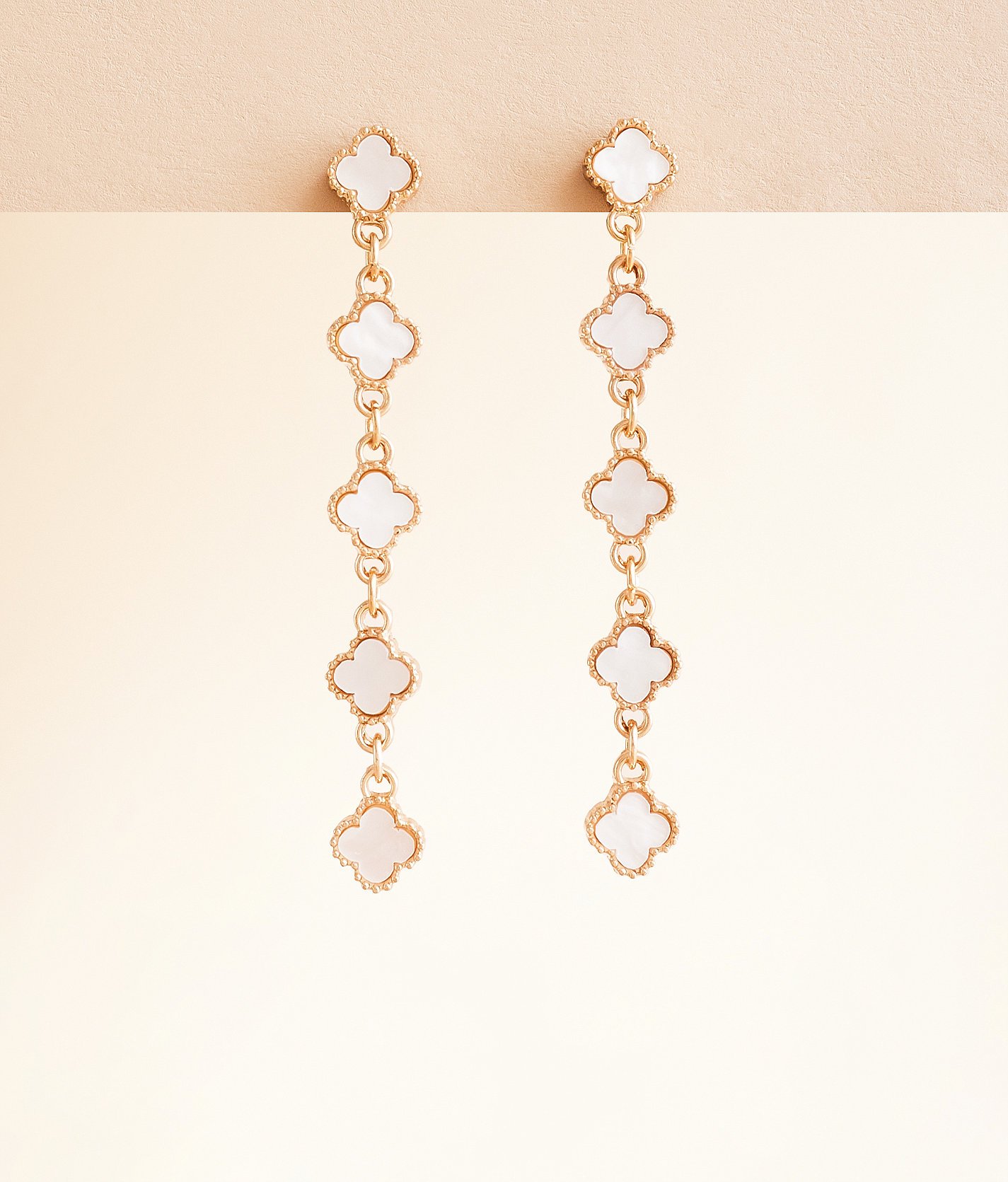 boutique by BKE Clover Earring - Women's Jewelry in Gold