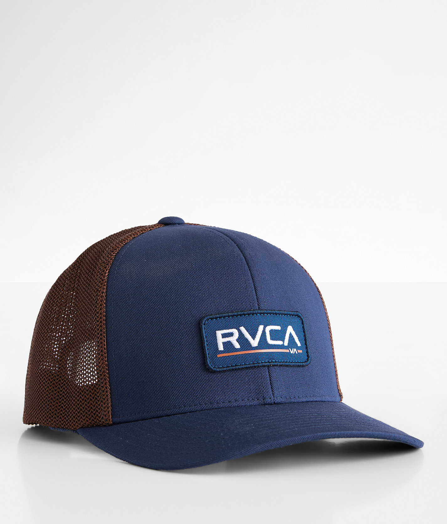 RVCA Ticket 110 Flexfit Trucker Hat - Men's Hats in Navy