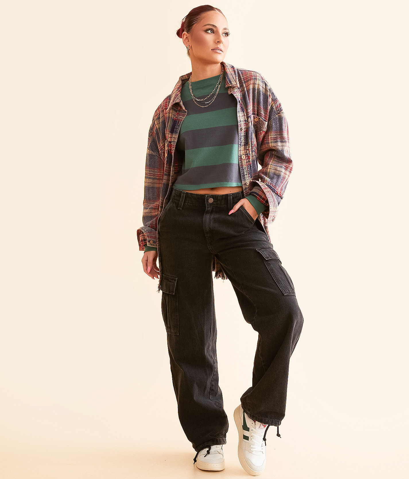 Levi's® 94 Baggy Cargo Jean - Women's Jeans in Open Mind