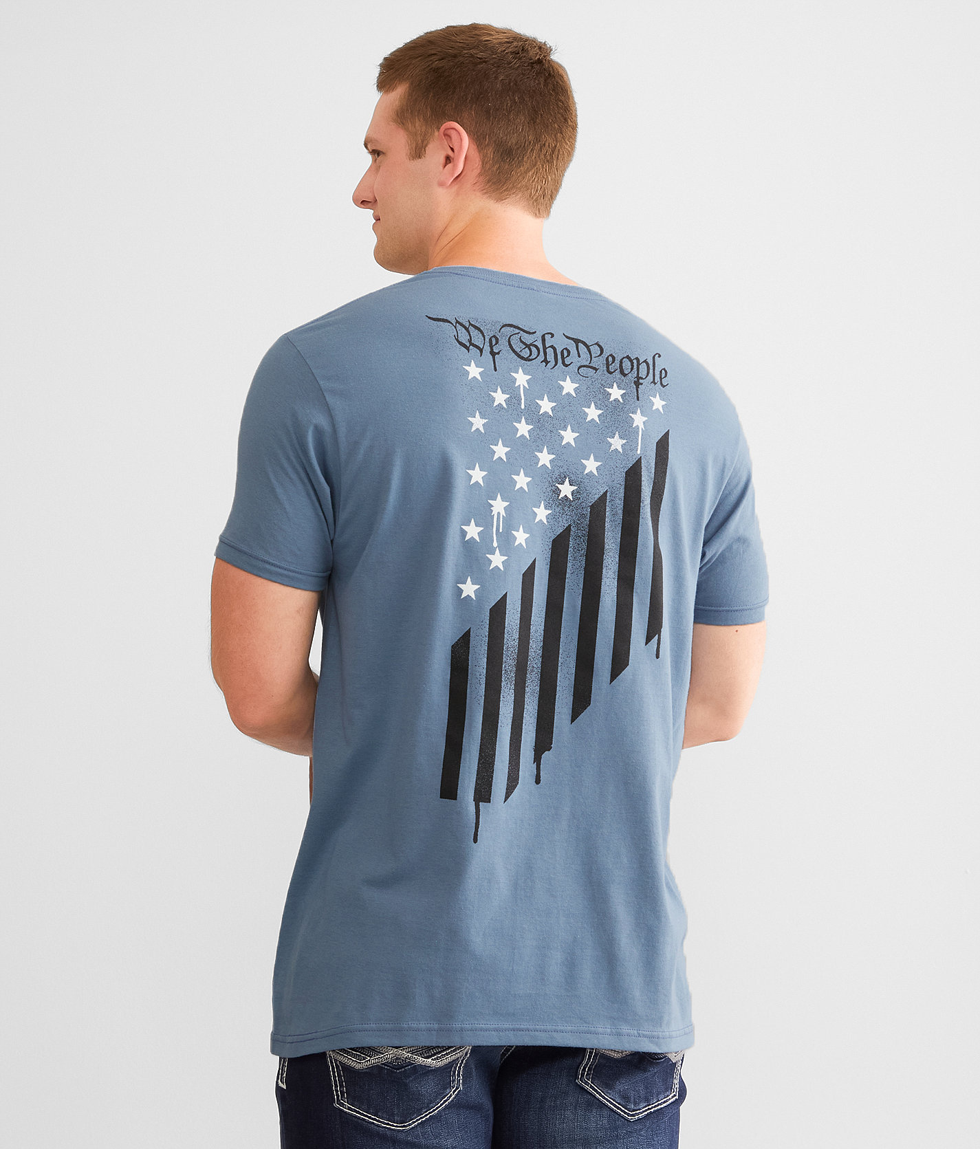 Howitzer We The People T-Shirt - Men's T-Shirts in Steel Blue