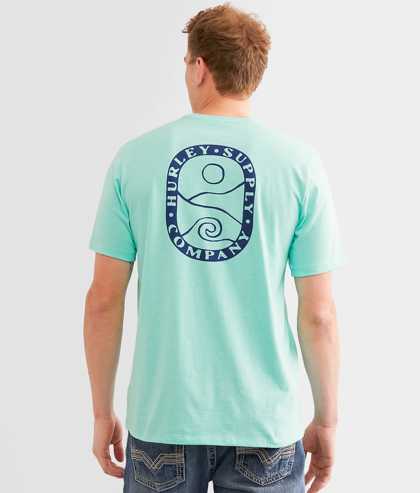 Hurley Everyday Element T-Shirt - Men's T-Shirts in Tropical Mist HTR