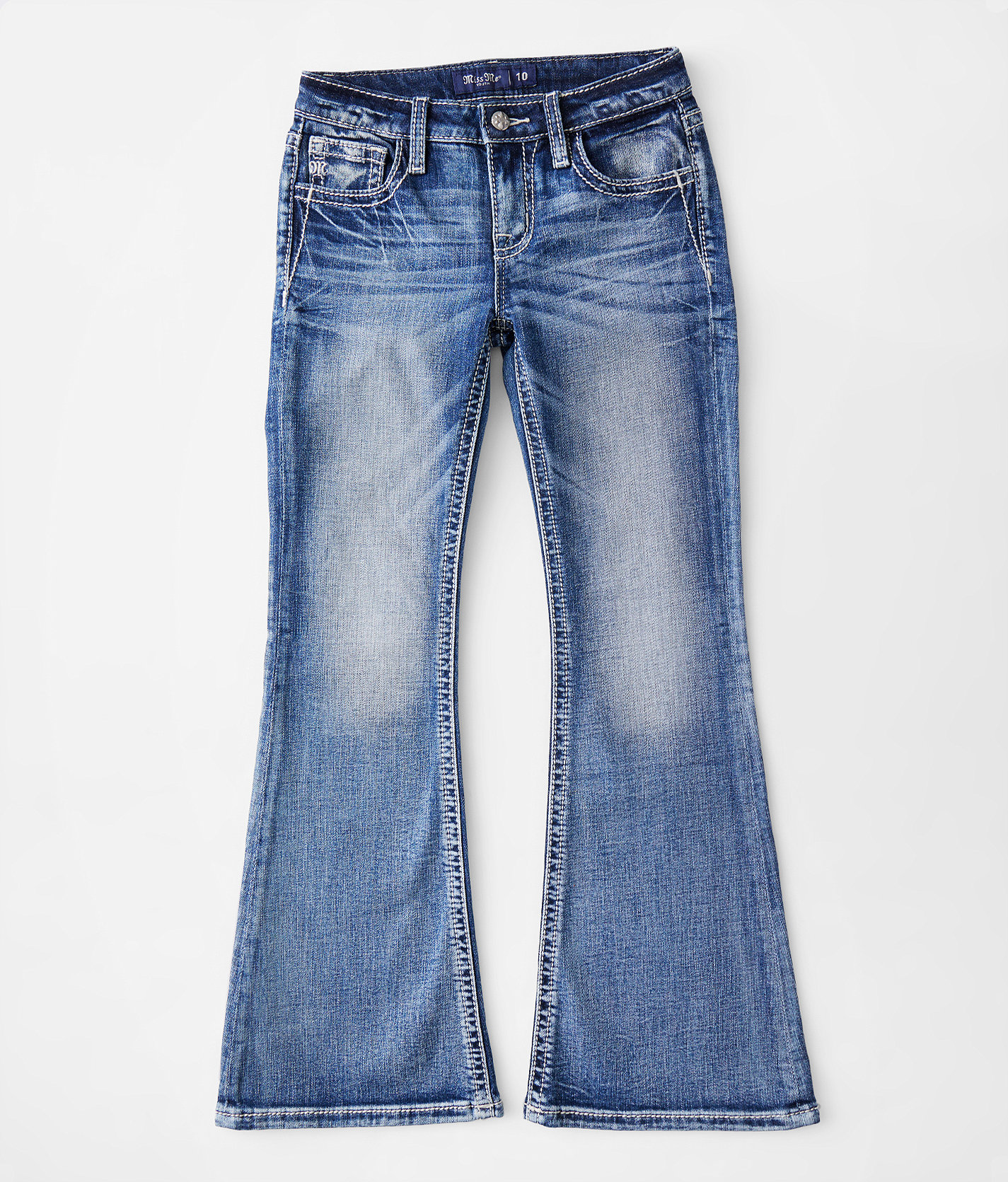 Girls - Miss Me Mid-Rise Flare Stretch Jean - Girl's Jeans in M465D