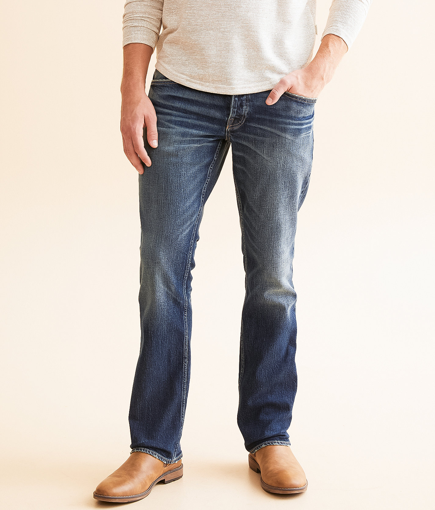 BKE Vintage Jake Straight Stretch Jean - Men's Jeans in Wash 003