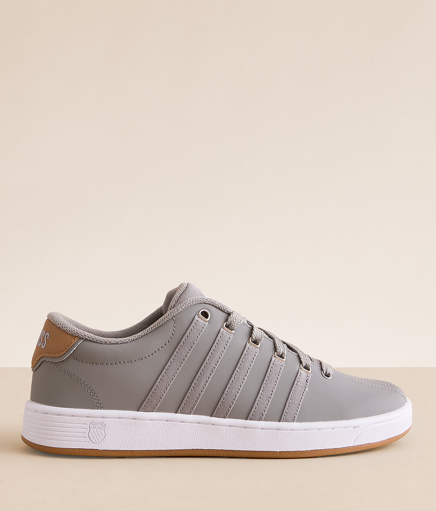 K-Swiss Court Pro II Leather Sneaker - Men's Shoes in Stingray Gum