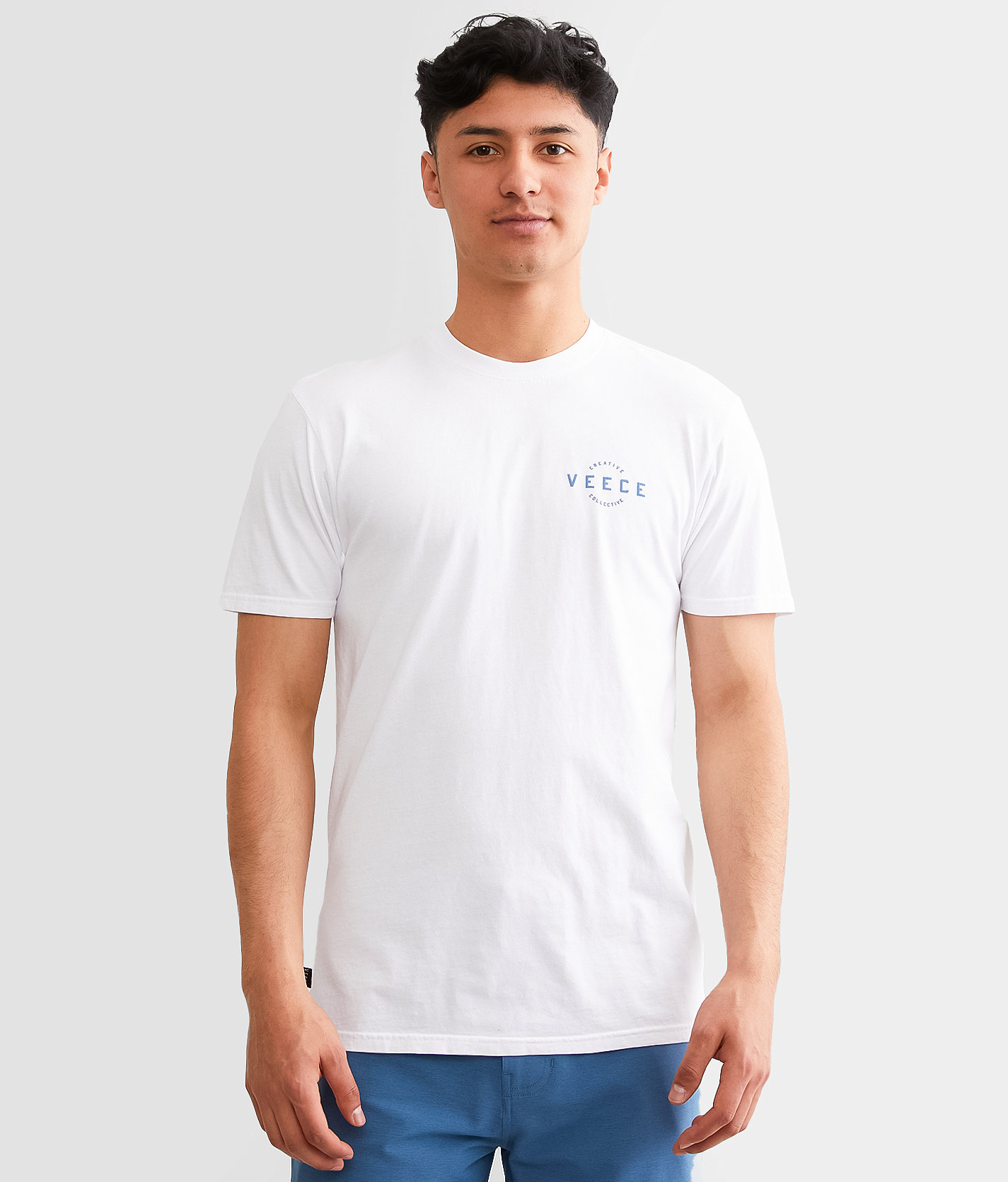 Veece Glitch Blade T-Shirt - Men's T-Shirts in White