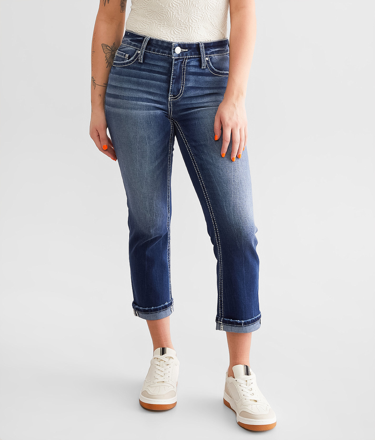 Daytrip Virgo Stretch Capri Jean - Women's Jeans in Medium 243
