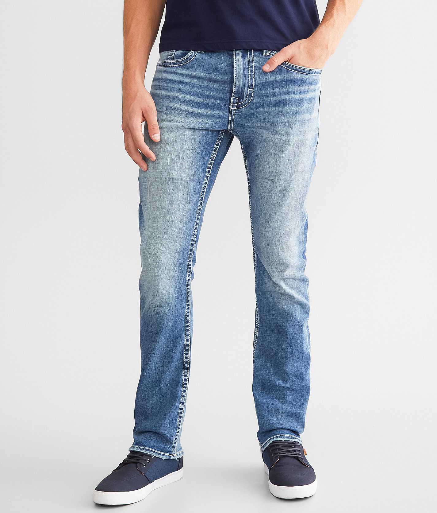 BKE Alec Straight Stretch Jean - Men's Jeans in Arsi