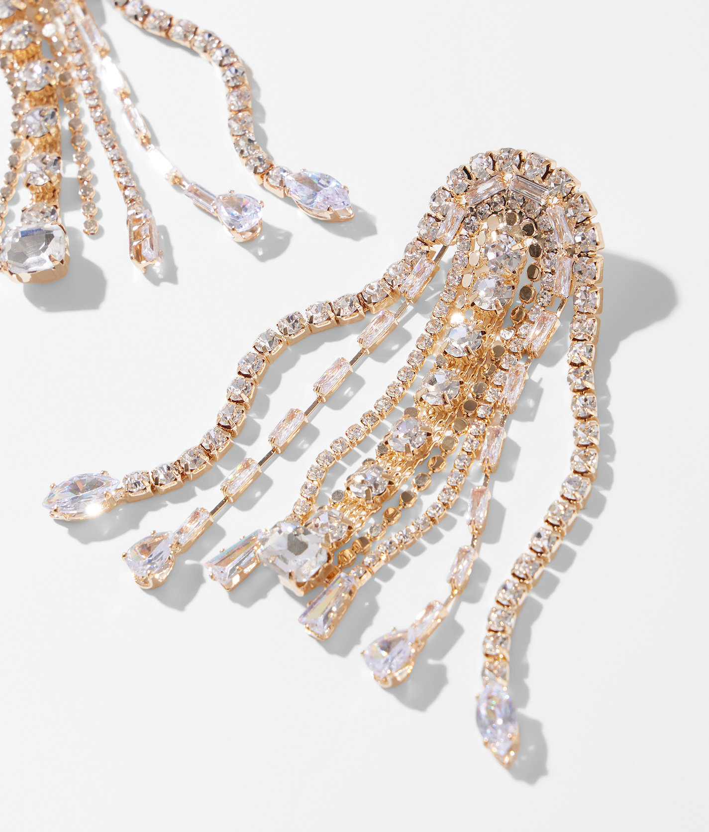 Feed Me Gems Aztec Rainbow Fringe Earring - Women's Jewelry in Mixed Metal