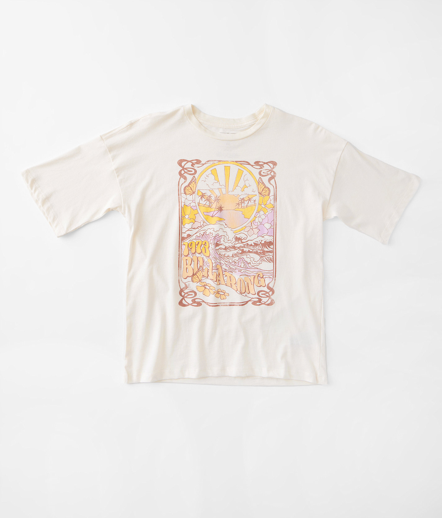 Girls - Billabong Magic Swell Oversized T-Shirt - Girl's T-Shirts in Salt Crystal