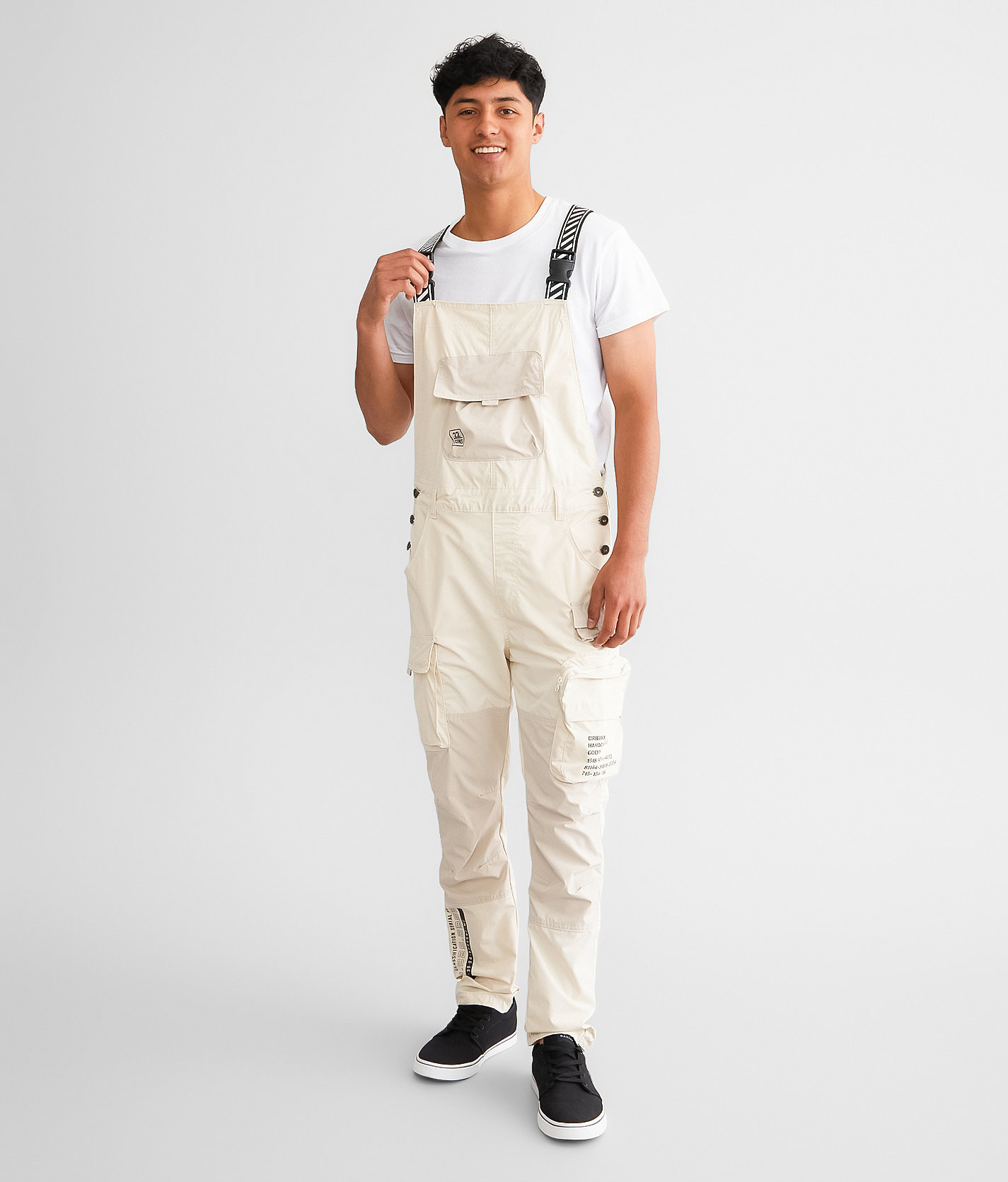 Smoke Rise® Taper Nylon Utility Overalls - Men's Pants in Oatmeal