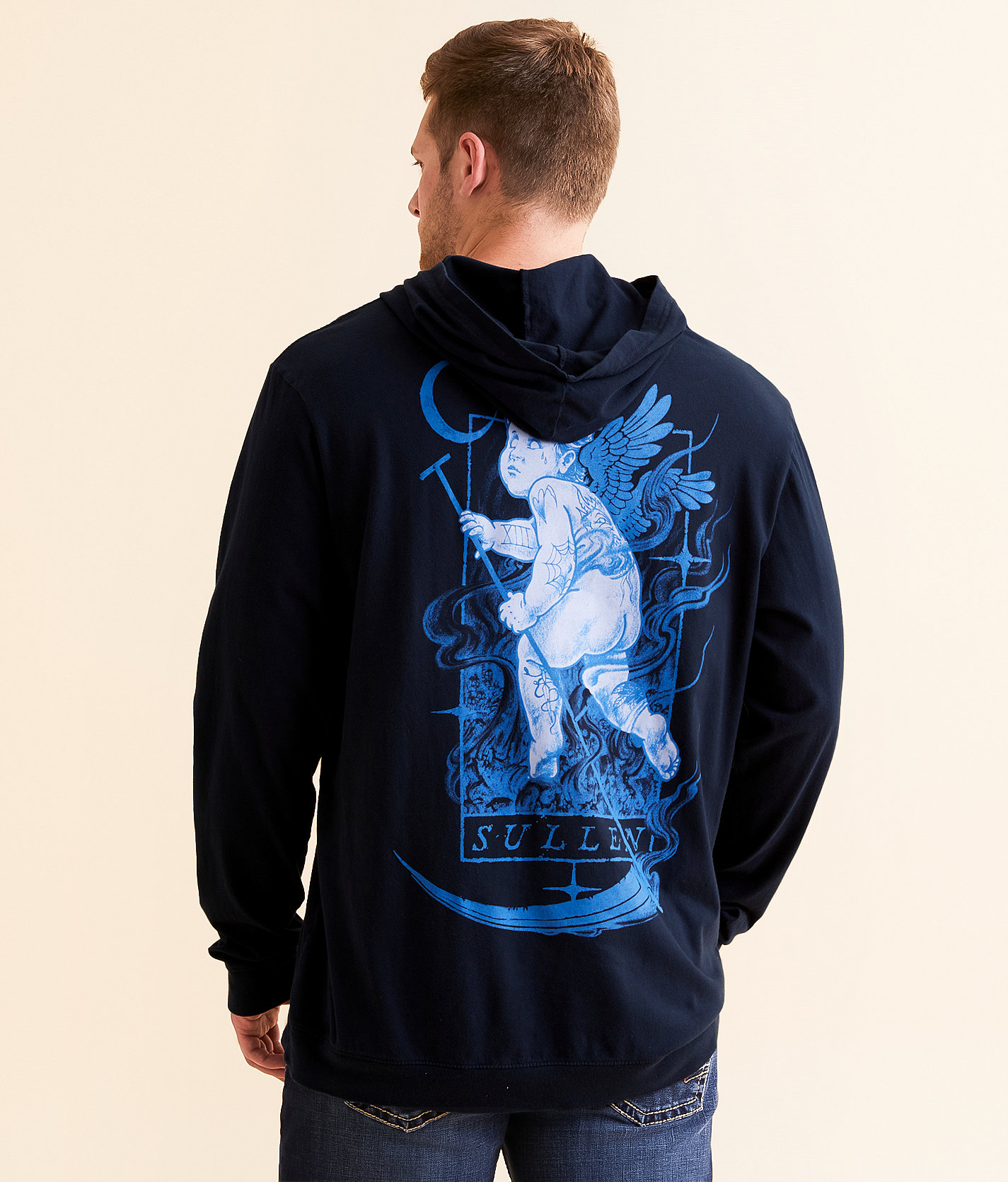 Sullen Death Angel Hoodie - Men's Sweatshirts in Obsidian