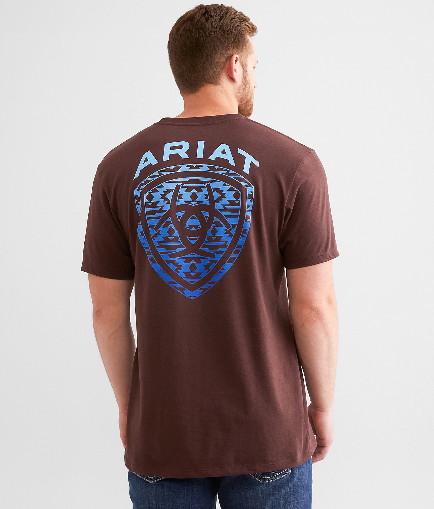 Ariat Arch Logo T-Shirt - Men's T-Shirts in Puce