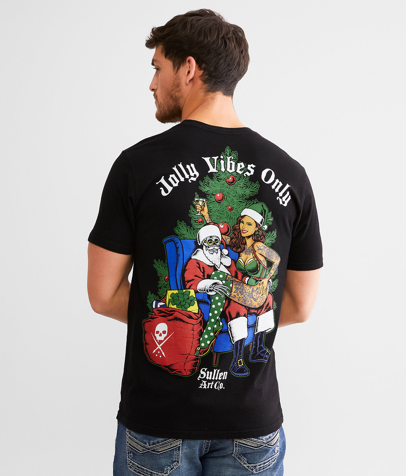 Sullen Jolly Vibes T-Shirt - Men's T-Shirts in Jet Black