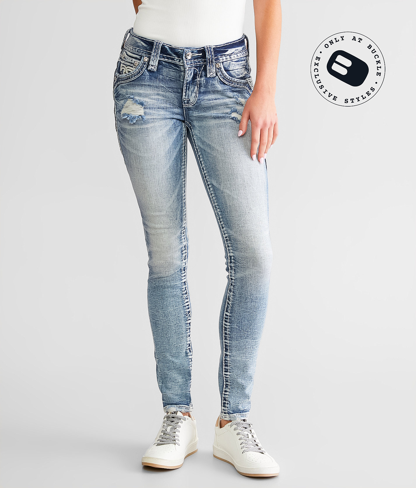 Rock Revival Vianne Low Rise Skinny Stretch Jean - Women's Jeans in Vianne S201