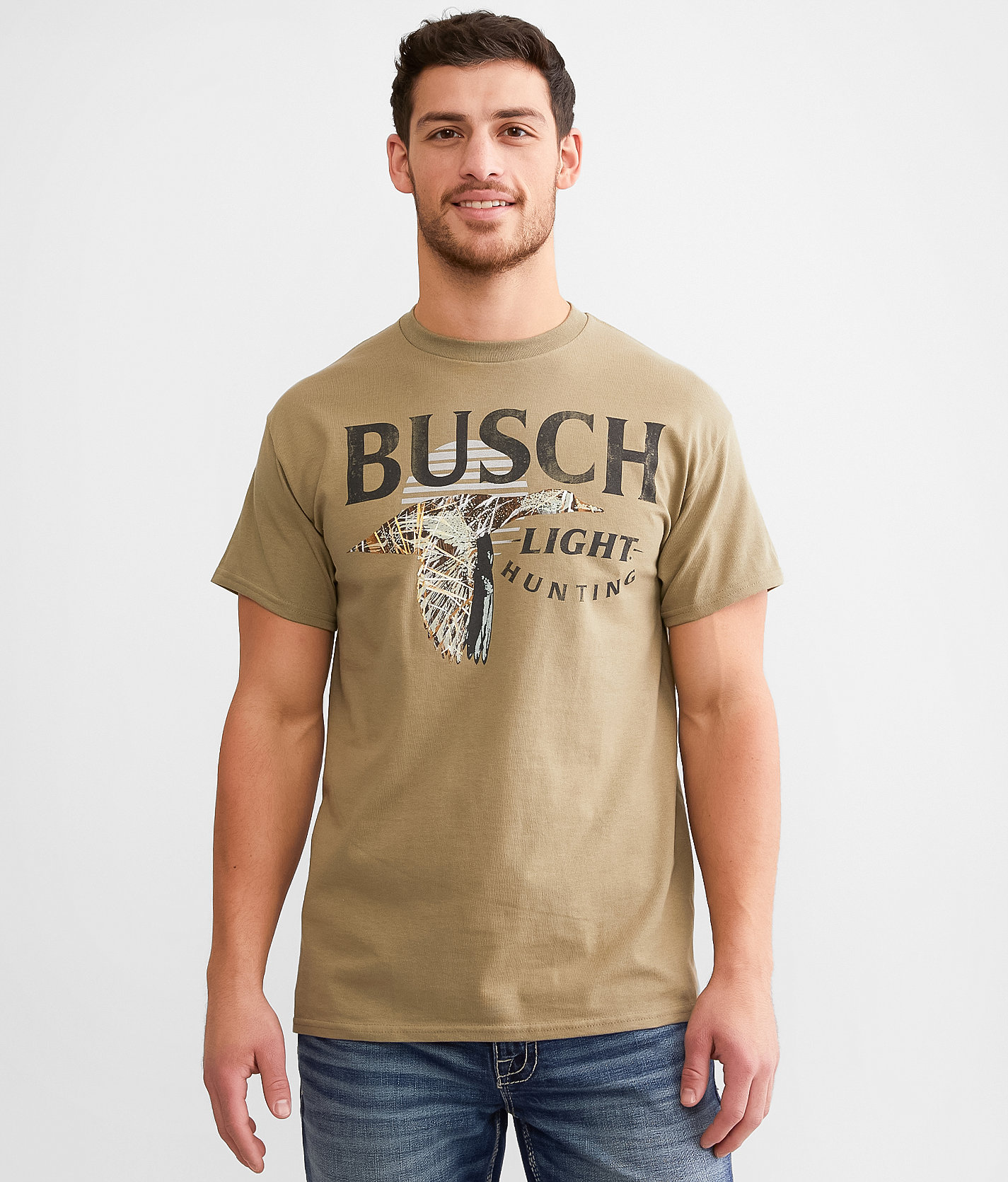 Brew City Busch Light® Duck Flight T-Shirt - Men's T-Shirts in Prairie Dust
