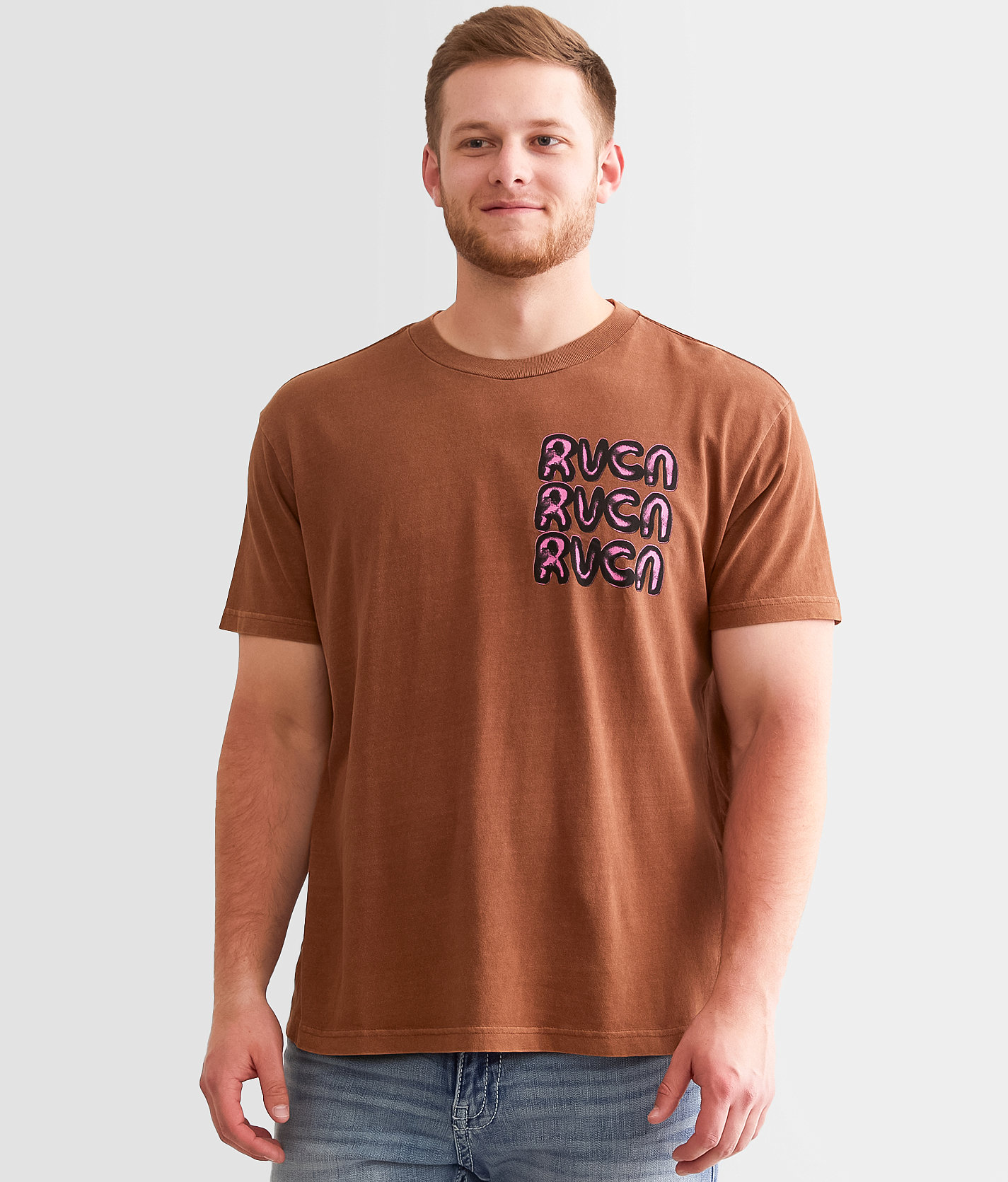 RVCA Claymation T-Shirt - Men's T-Shirts in Rawhide