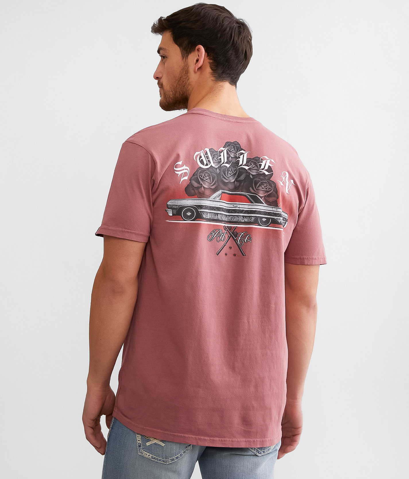 Sullen Six Four T-Shirt - Men's T-Shirts in Rose Brown