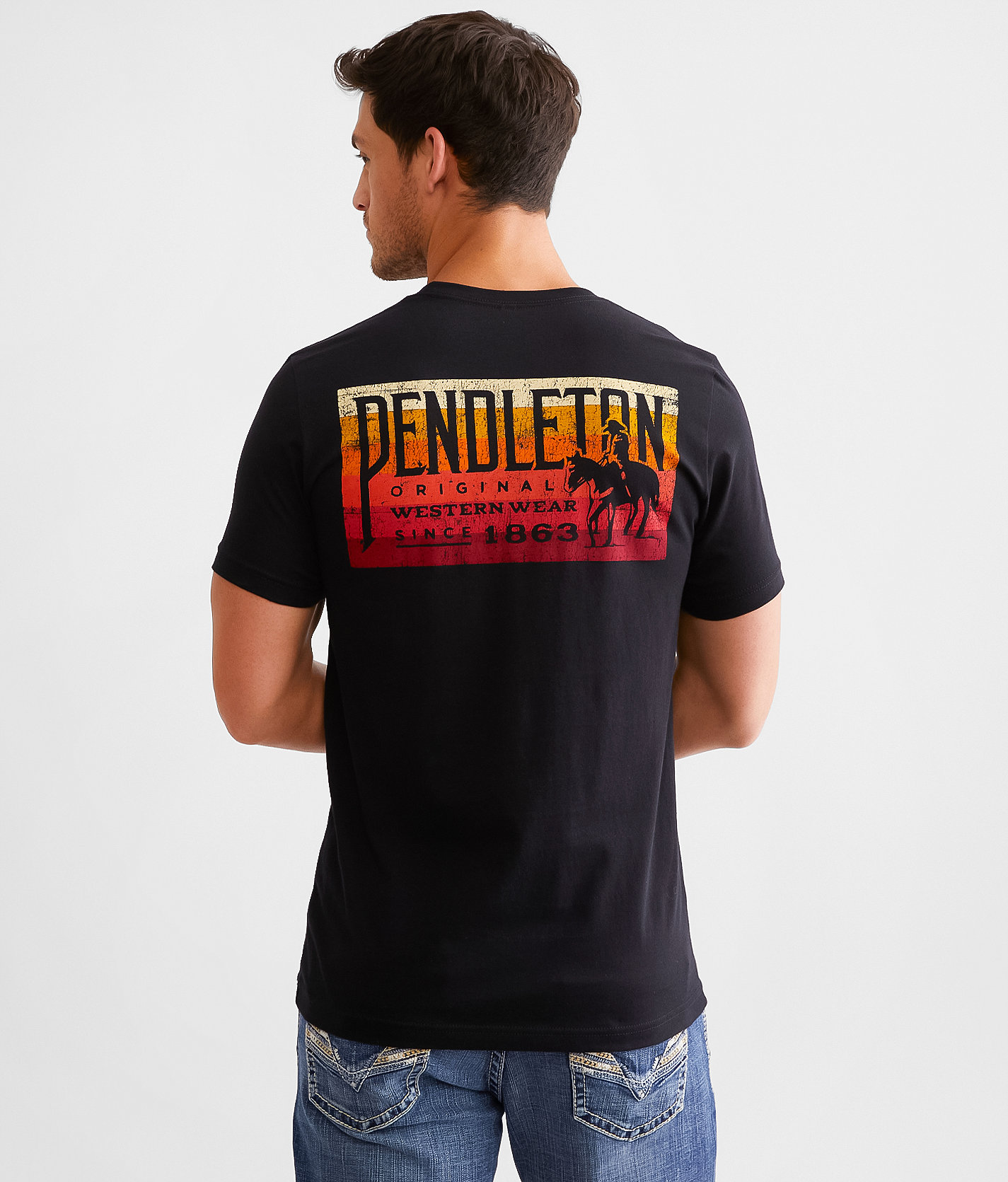 Pendleton Original Western T-Shirt - Men's T-Shirts in Black