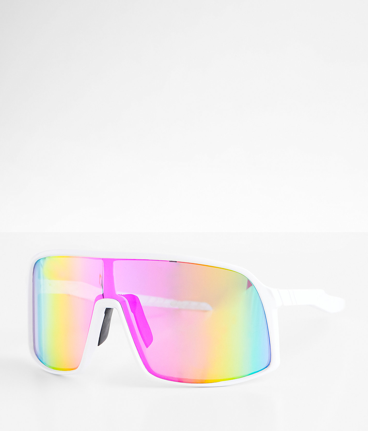 BKE Gradient Shield Sunglasses - Women's Sunglasses & Glasses in White