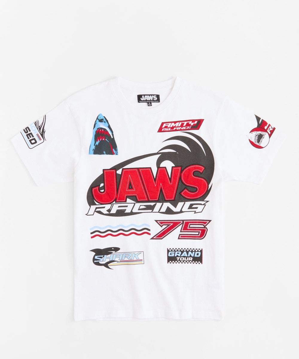 Jaws Racing Short Sleeve Tee - Cream