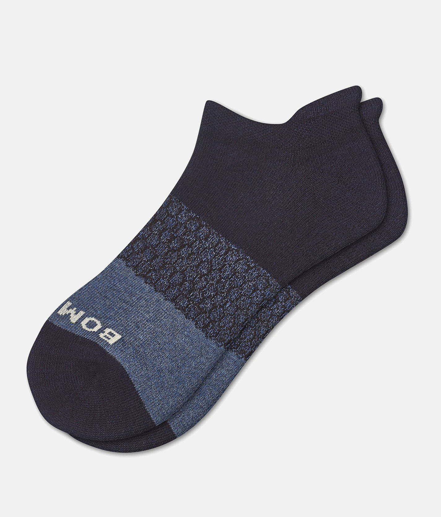 Bombas® Tri-Block Core Classic Ankle Socks - Men's Socks in Triple Navy
